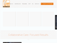 Tablet Screenshot of kneeclinic.ca